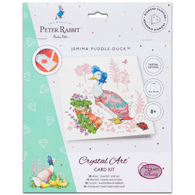 Jemima Puddle-Duck Crystal Art Card image number 1