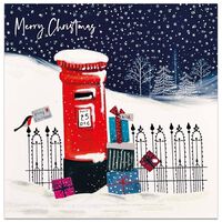 Premium Christmas Eve Postbox Cards: Pack of 10