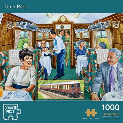 Train Ride 1000 Piece Jigsaw Puzzle image number 1
