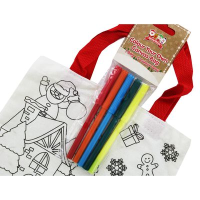 Colour Your Own Christmas Bag - Assorted image number 2