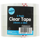 Clear Tape Rolls - Set Of 3 image number 1