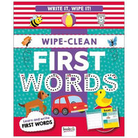 Write It, Wipe It: First Words Wipe-Clean Book