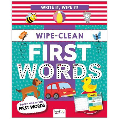 Write It, Wipe It: First Words Wipe-Clean Book image number 1