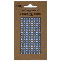 Assorted Rhinestone Stickers: Pack of 180