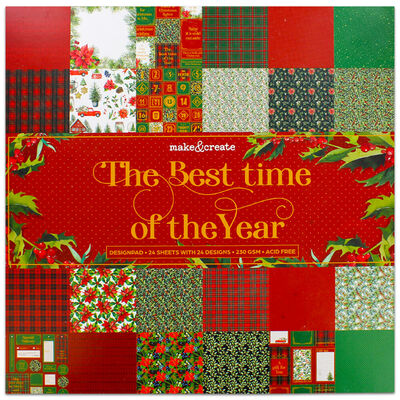 The Best Time of the Year Design Pad: 12 x 12 Inches image number 1