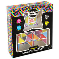 Brain Maze Rainbow Magic Puzzles: Pack of 2