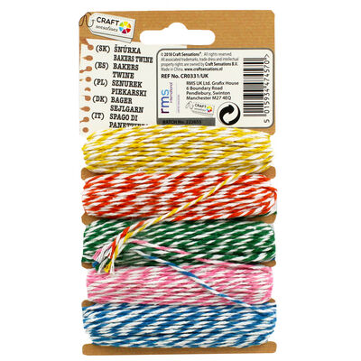 10m Bright Bakers Twine - 5 Pack image number 2