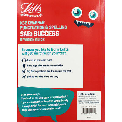 Letts KS2 Grammar Punctuation and Spelling: SATs Succession Revision Guide image number 2