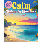 Large Print Calm Colour by Numbers image number 1