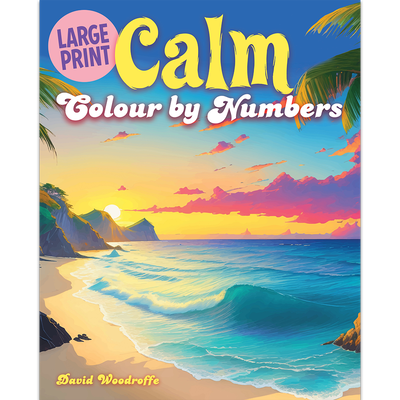 Large Print Calm Colour by Numbers image number 1