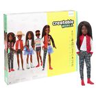 Creatable World Deluxe Character Kit: Black Braided Hair image number 1