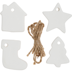 Blank Ceramic Shapes: Pack of 4 image number 1
