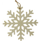 Craft Wooden Hanging Snowflake image number 1
