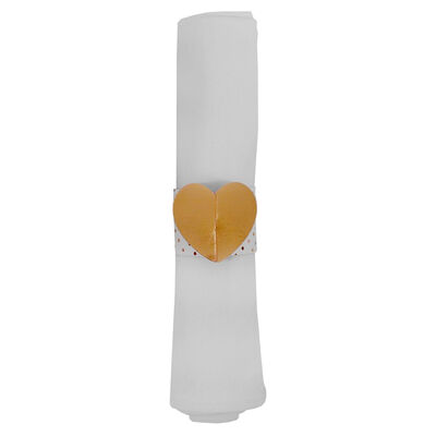 Heart Napkin Rings: Pack of 6 image number 2