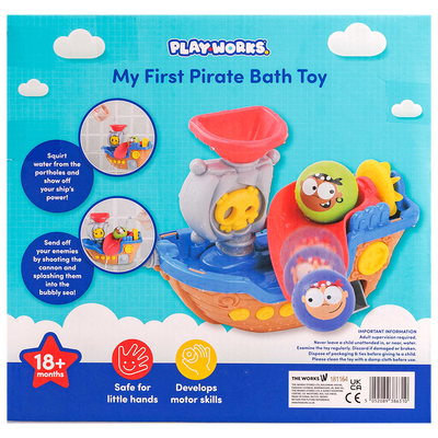 PlayWorks My First Pirate Bath Toy image number 3