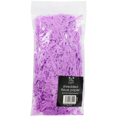 Lilac Shredded Tissue Paper image number 1