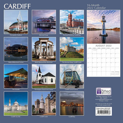 Cardiff 2022 Square Calendar image number 3