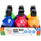 Ready Mixed Neon Paints: Pack of 6 image number 1