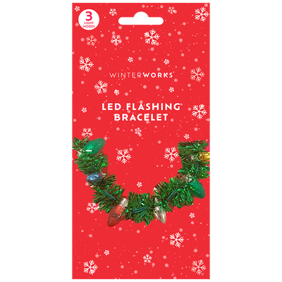 LED Christmas Light Up Bracelet image number 1