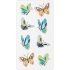 Butterflies 3D Toppers Stickers: Pack of 8 image number 1