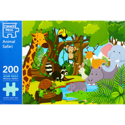 Animal Safari 200 Piece Jigsaw Puzzle image number 2