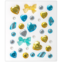 Heart & Bow Stickers: Pack of 33