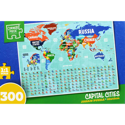 Capital Cities 300 Piece Jigsaw Puzzle image number 2