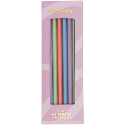 Pastel HB Pencils: Pack of 8 image number 1