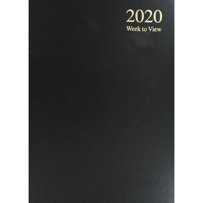 A4 2020 Black Week to View Diary image number 1