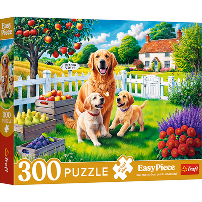Dogs in the Countryside 300 Piece Jigsaw Puzzle image number 1