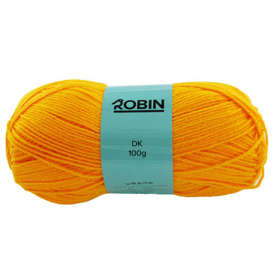 Robin DK: Mustard Yarn 100g image number 1