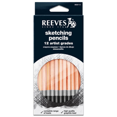 Reeves Sketching Pencils - Pack Of 12 image number 1
