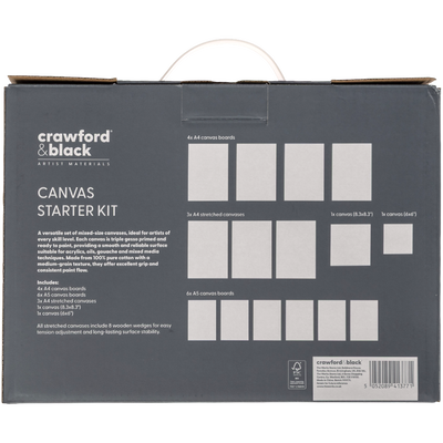 Crawford & Black Canvas Starter Kit: 15 Piece Set image number 2