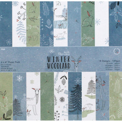 Winter Woodland Paper Pack - 6x6 Inch image number 1
