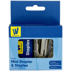 Works Essentials Mini Stapler & Staples image number 1