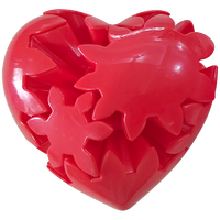 Heart Shaped Gear Cube: Assorted