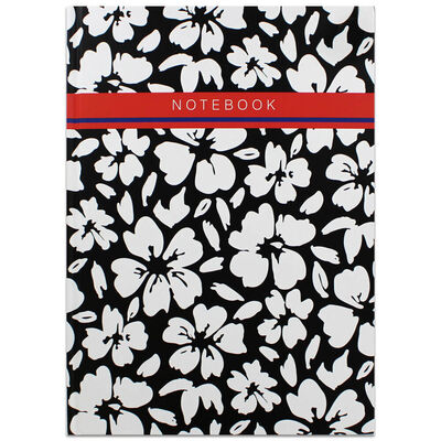 A4 Casebound Floral Notebook image number 1