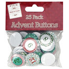 Advent Number Buttons: Pack of 25 image number 1