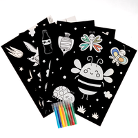 Velvet Colouring Set: Food and Animals