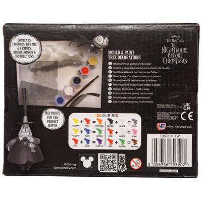 Nightmare Before Christmas Mould & Paint Tree Decorations image number 3