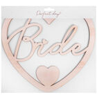 Bride and Groom Chair Signs image number 1