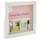 White Deep Box Frame: 15cm x 15cm image number 1