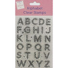 Floral Alphabet Clear Stamp Set image number 1