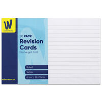 Works Essentials White Revision Cards: Pack of 50