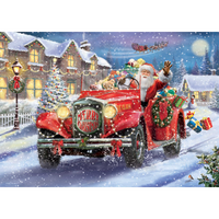 Santa's Car 500 Piece Jigsaw Puzzle