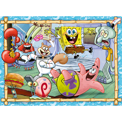SpongeBob Squarepants XXL 200 Piece Jigsaw Puzzle image number 3