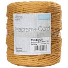 Trimits: Mustard Cotton Macrame Cord 87m x 4mm image number 1