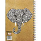 A4 Wiro Elephant Remember Lined Notebook image number 3
