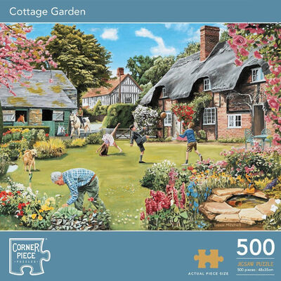 Seaside Nostalgia 1000 Piece & Cottage Garden 500 Piece Jigsaw Puzzle Bundle image number 3