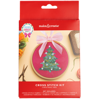 Christmas Make Your Own Cross Stitch Kit: Christmas Tree